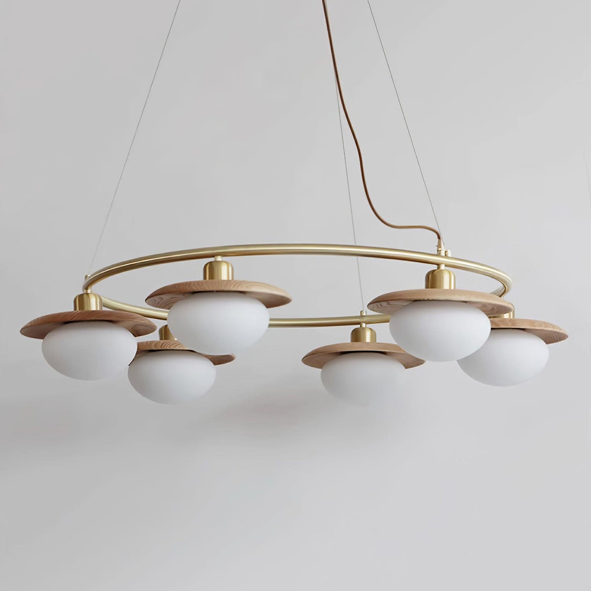 Gama Round Glass Chandelier — product view 9