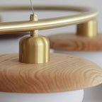 Gama Round Glass Chandelier — product view 11