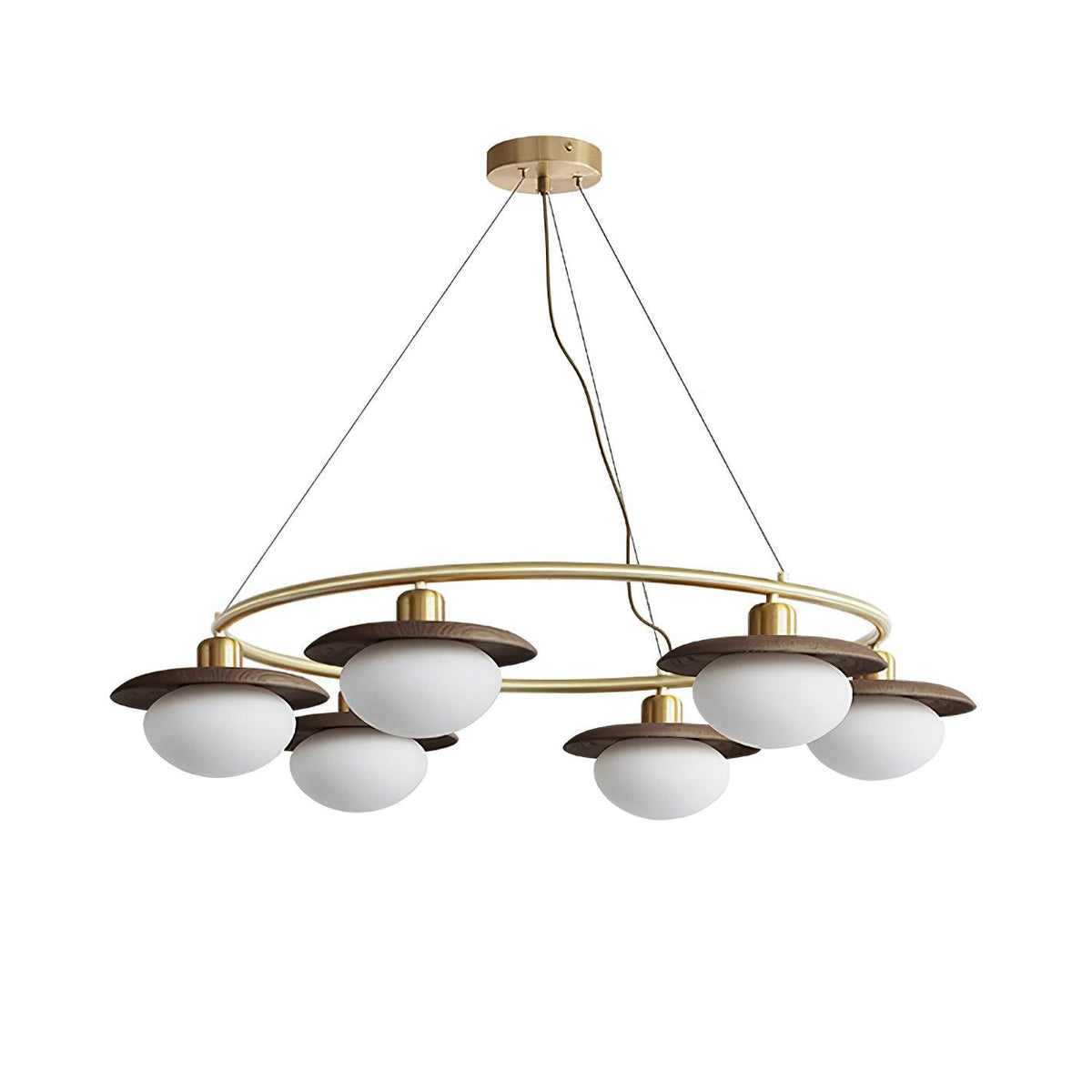 Gama Round Glass Chandelier — product view 15