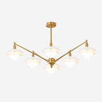 Modern Aloria Glass Chandelier — product view 1