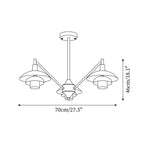 Modern Aloria Glass Chandelier — product view 5