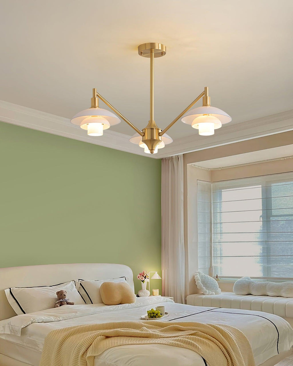 Modern Aloria Glass Chandelier — product view 12