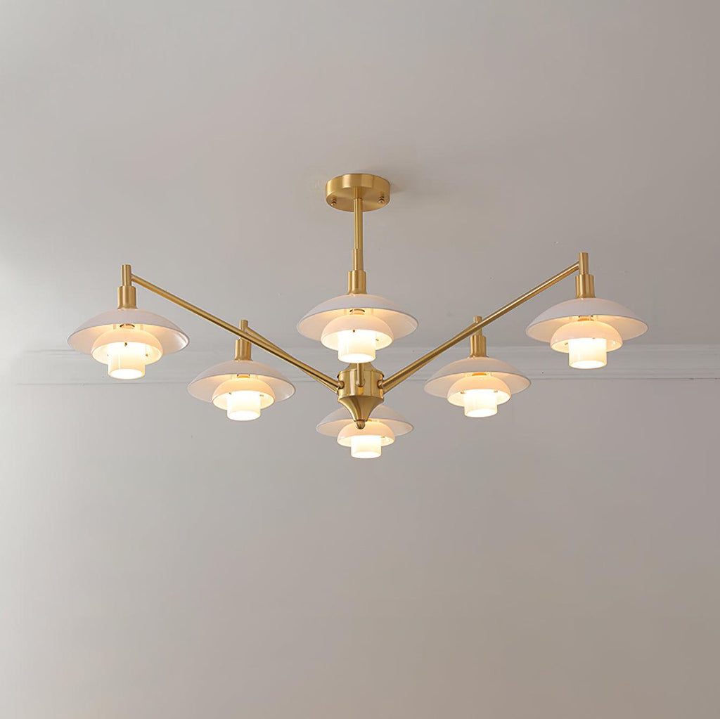 Modern Aloria Glass Chandelier — product view 16