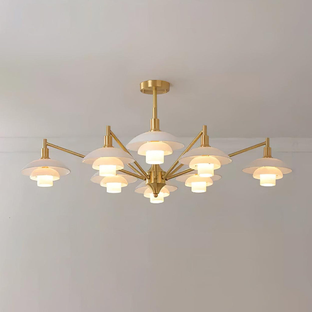 Modern Aloria Glass Chandelier — product view 17