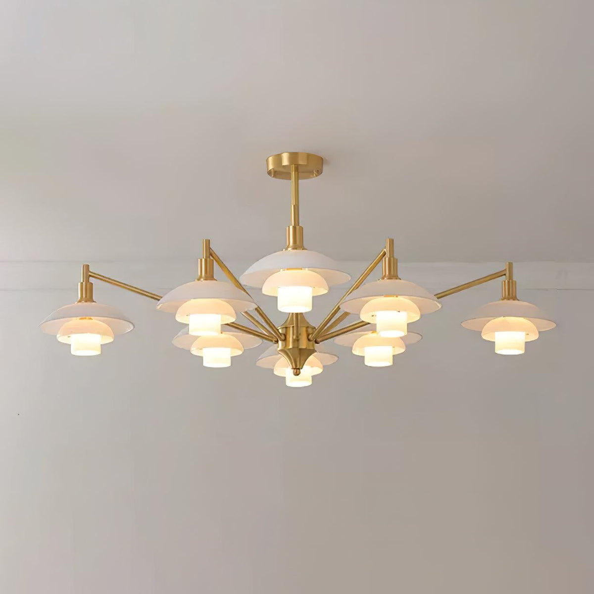 Modern Aloria Glass Chandelier — product view 17