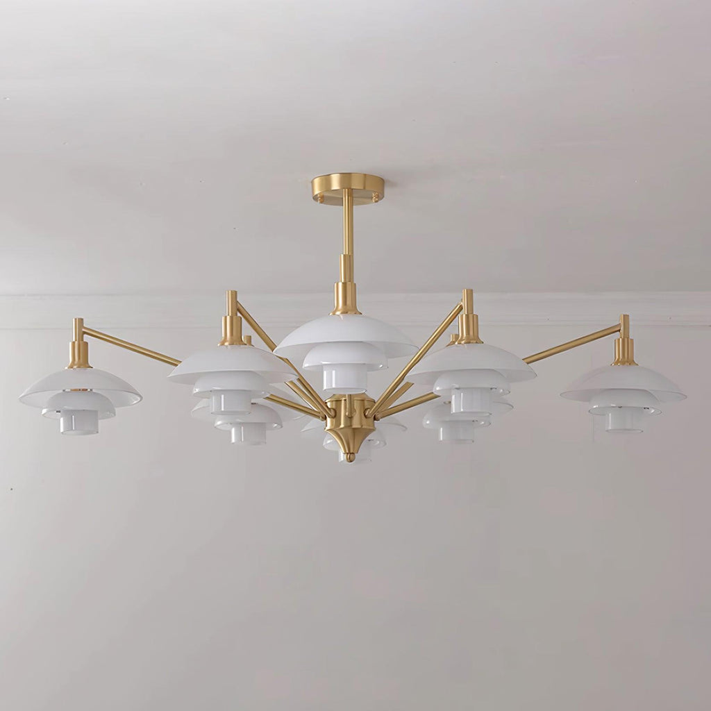 Modern Aloria Glass Chandelier — product view 18