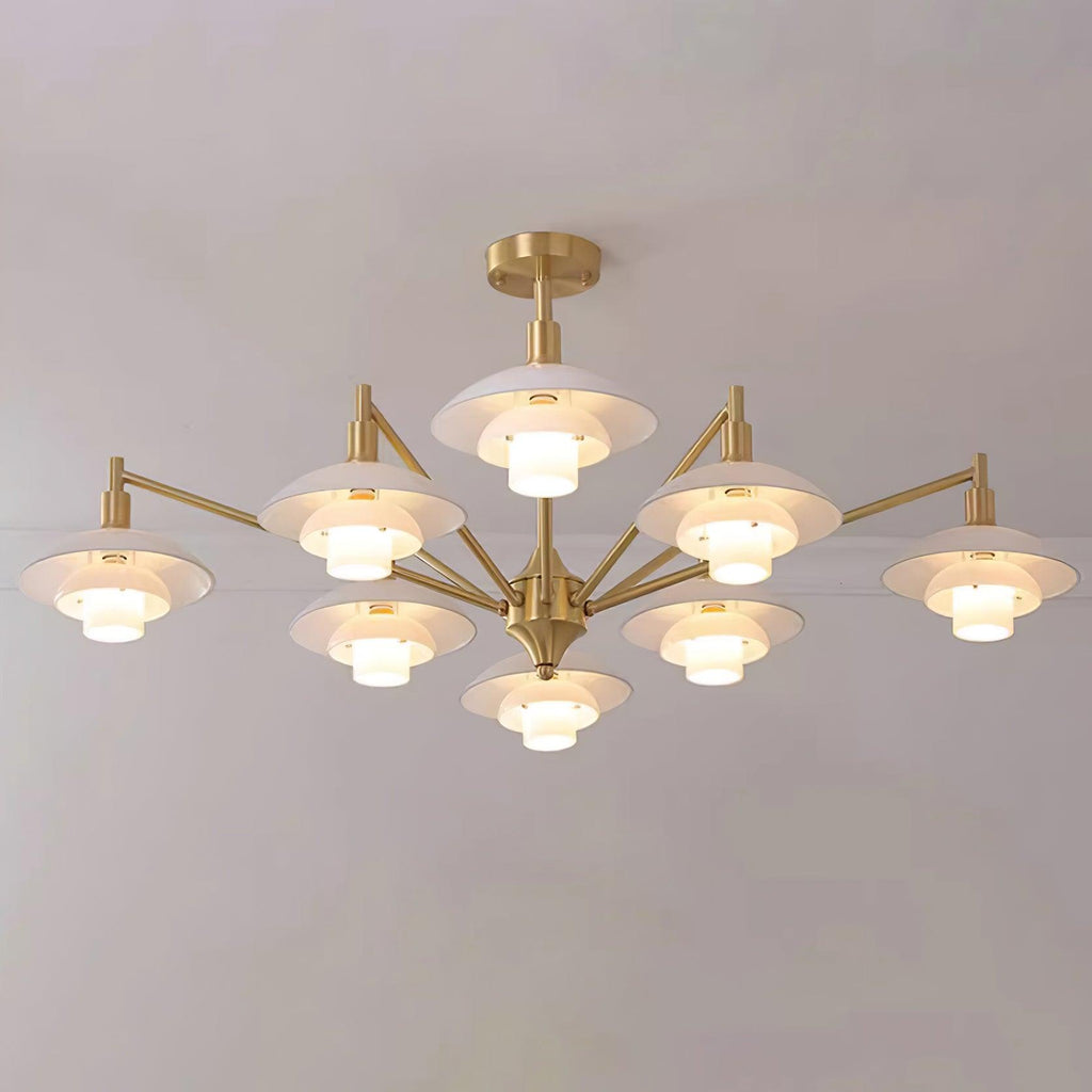 Modern Aloria Glass Chandelier — product view 19