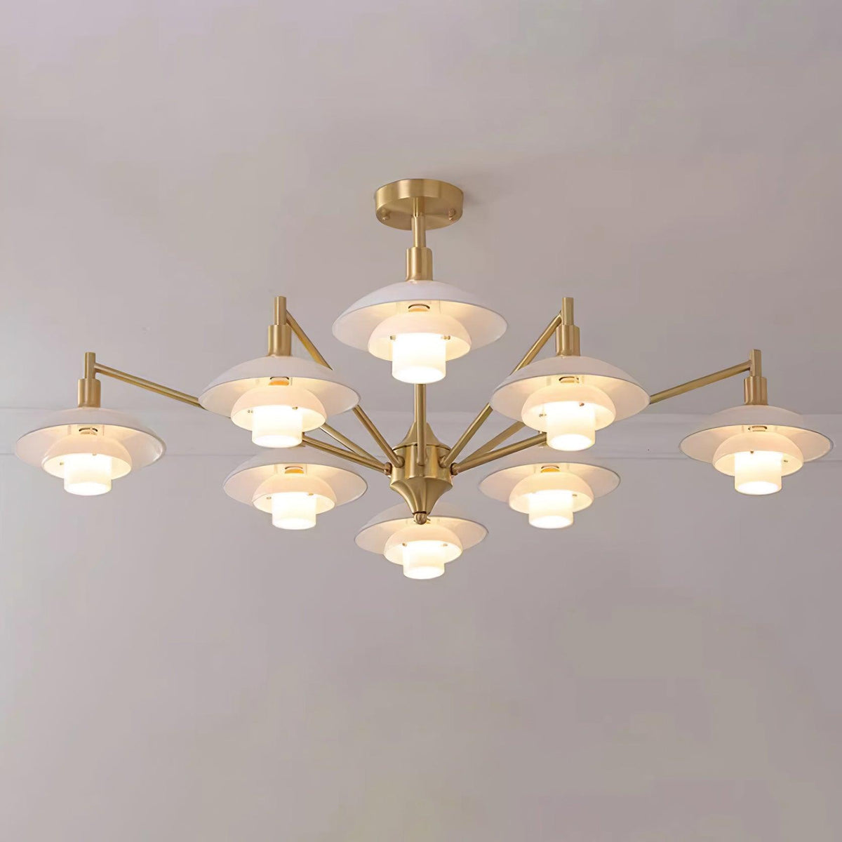 Modern Aloria Glass Chandelier — product view 19