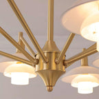 Modern Aloria Glass Chandelier — product view 22