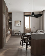 Moire Hat Metal Pendant Lamp — product view 3