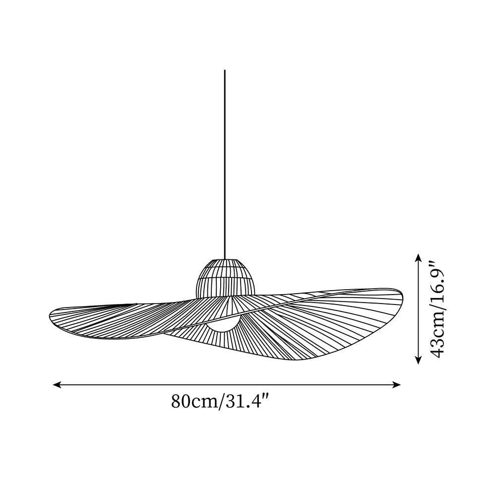 Moire Hat Metal Pendant Lamp — product view 5