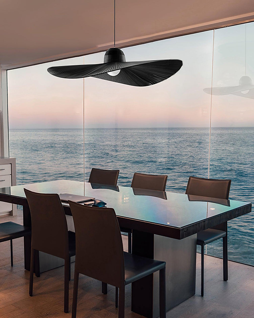 Moire Hat Metal Pendant Lamp — product view 6