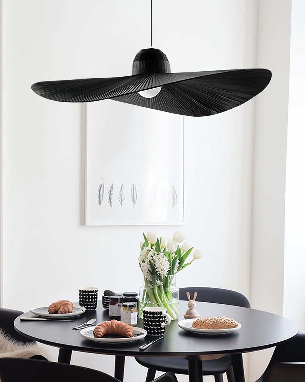 Moire Hat Metal Pendant Lamp — product view 11