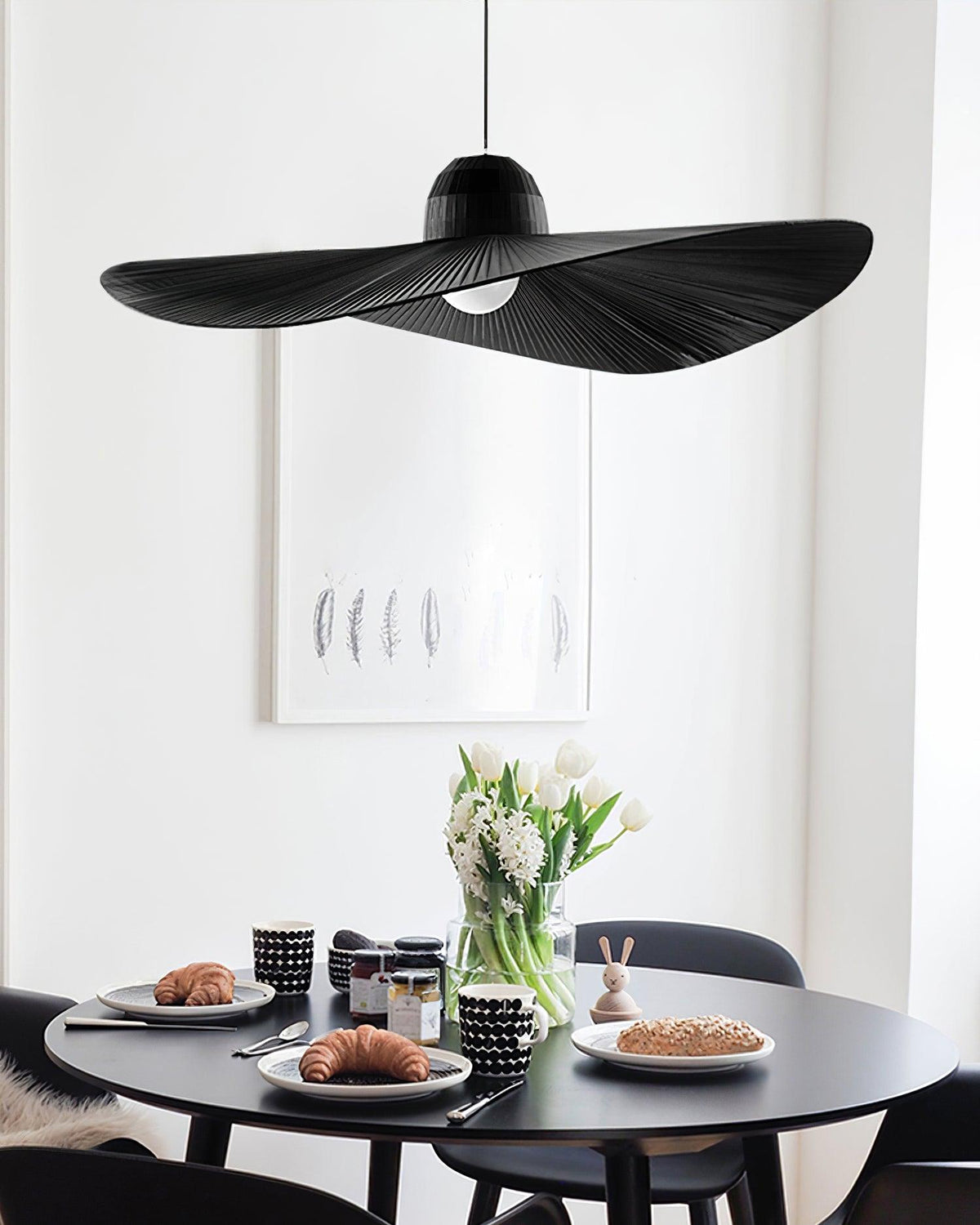 Moire Hat Metal Pendant Lamp — product view 11