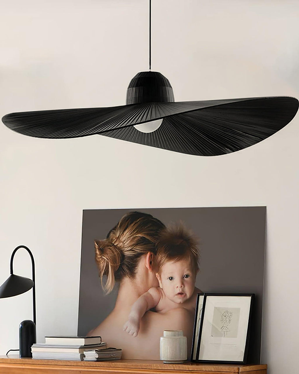 Moire Hat Metal Pendant Lamp — product view 12