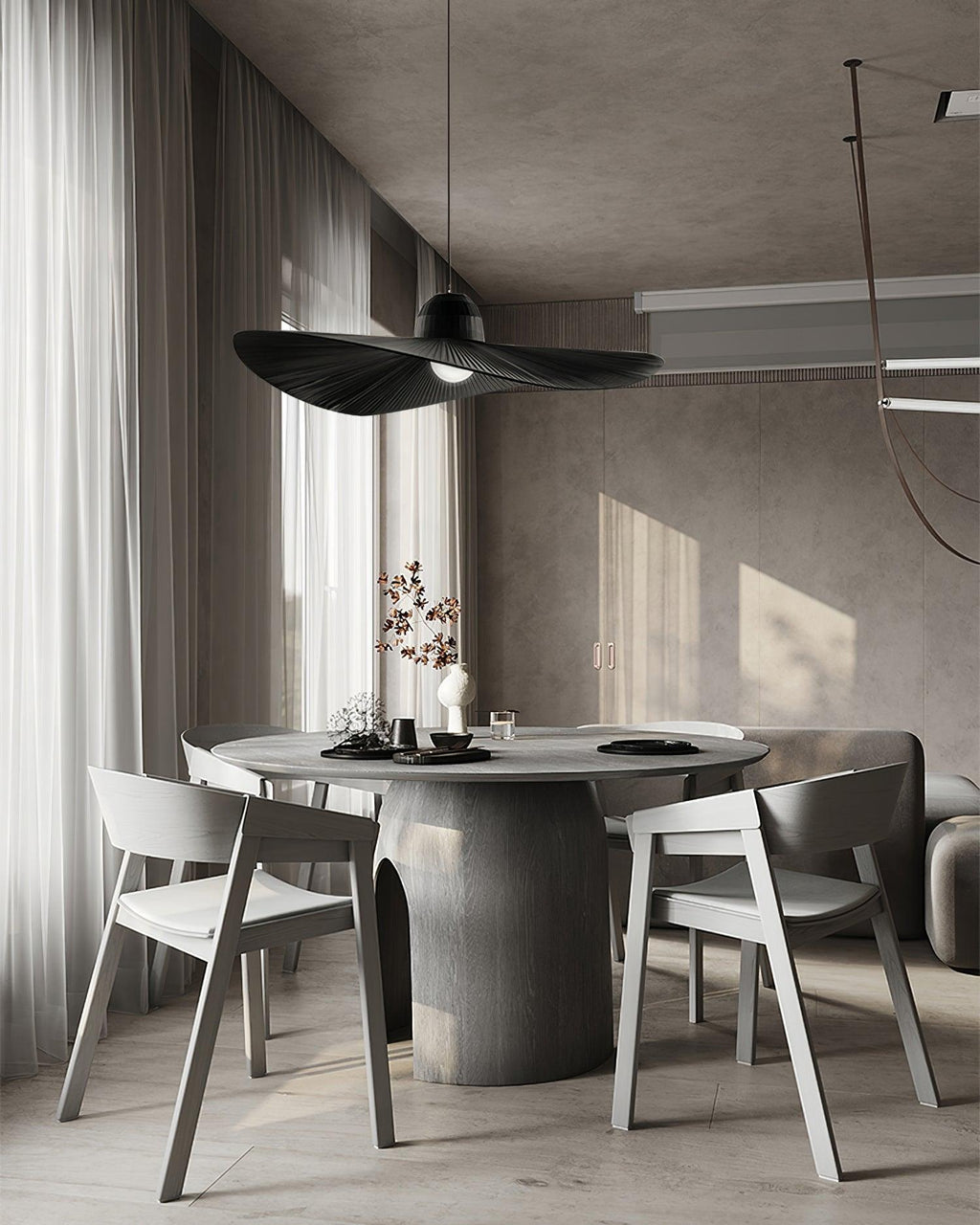 Moire Hat Metal Pendant Lamp — product view 20