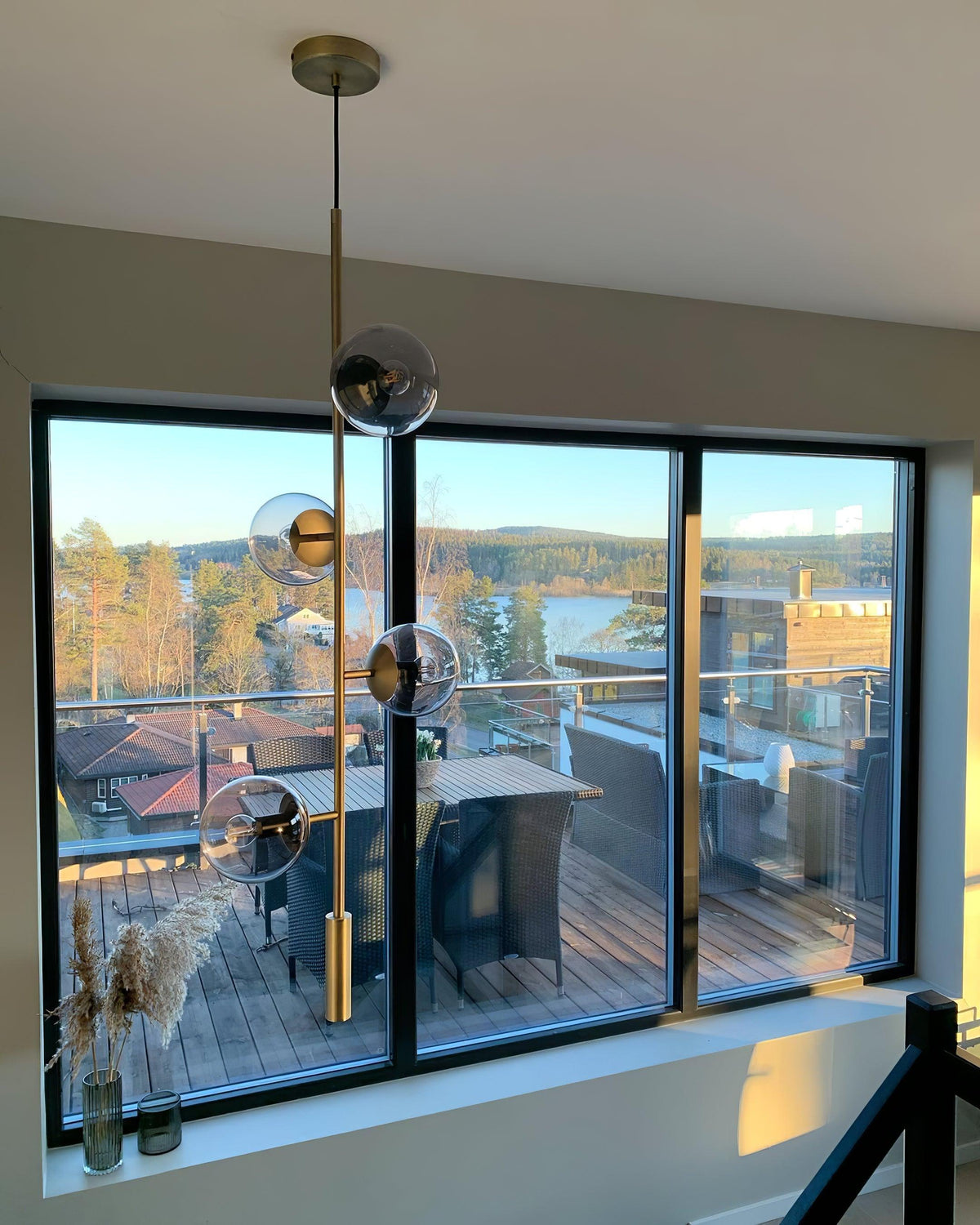 Orb Glass Chandelier — product view 3