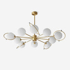 Bellamy Brass Chandelier — product view 1