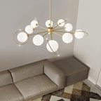 Bellamy Brass Chandelier — product view 3