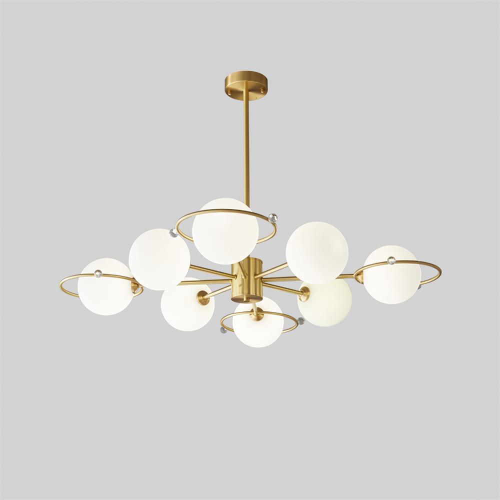 Bellamy Brass Chandelier — product view 12