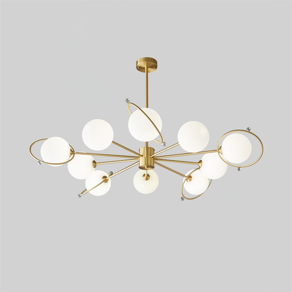 Bellamy Brass Chandelier — product view 13