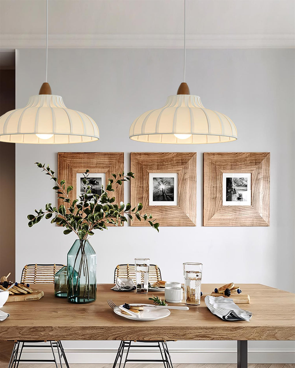 Norelle Wood Pendant Light — product view 4