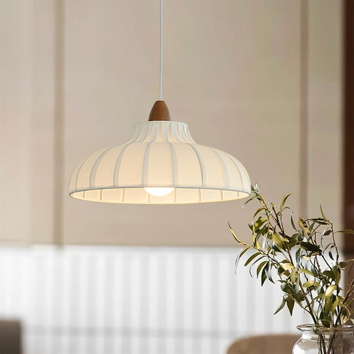 Norelle Wood Pendant Light — product view 6