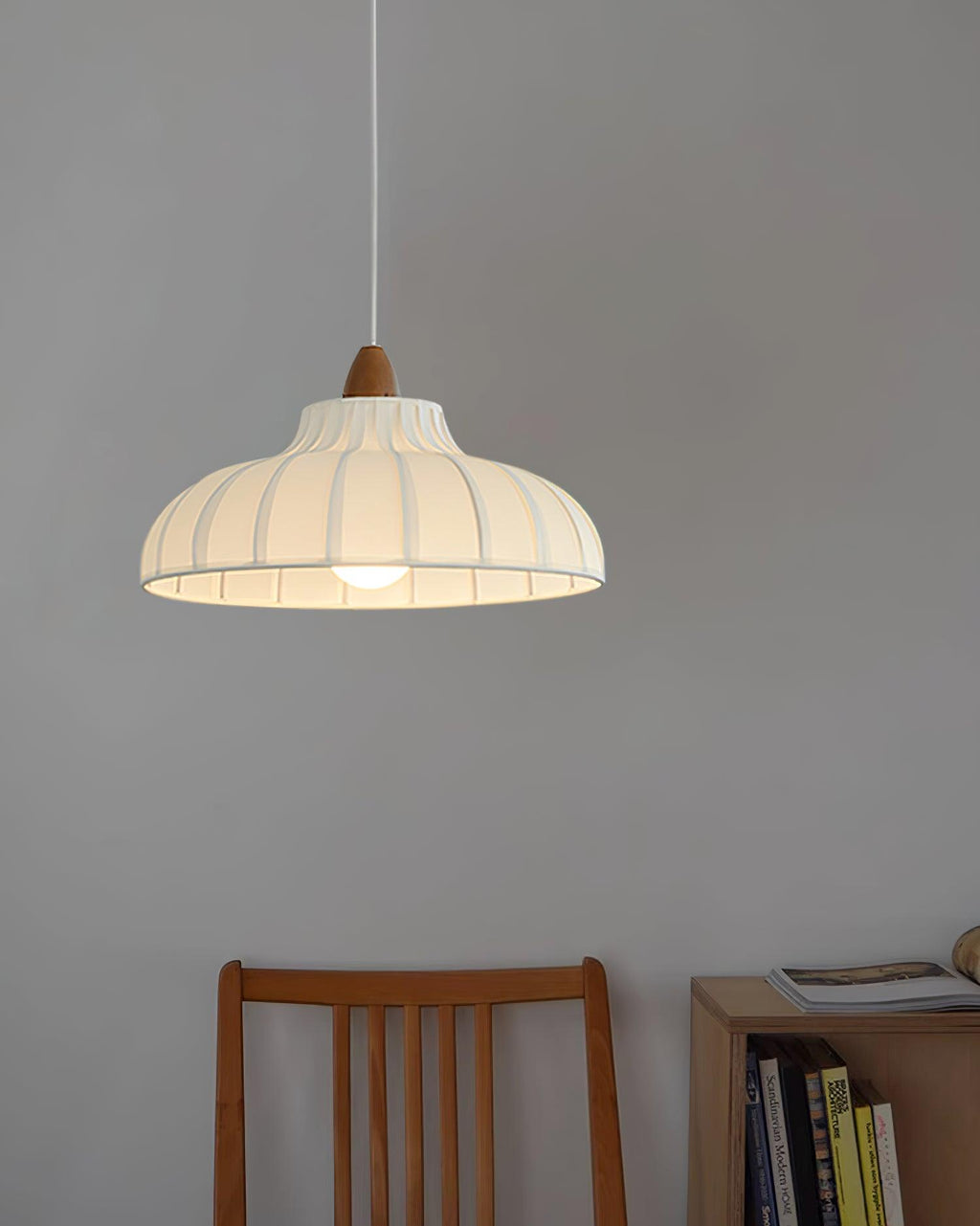 Norelle Wood Pendant Light — product view 13