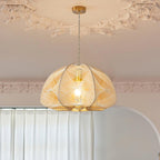 Surya Wood Pendant Lamp — product view 2