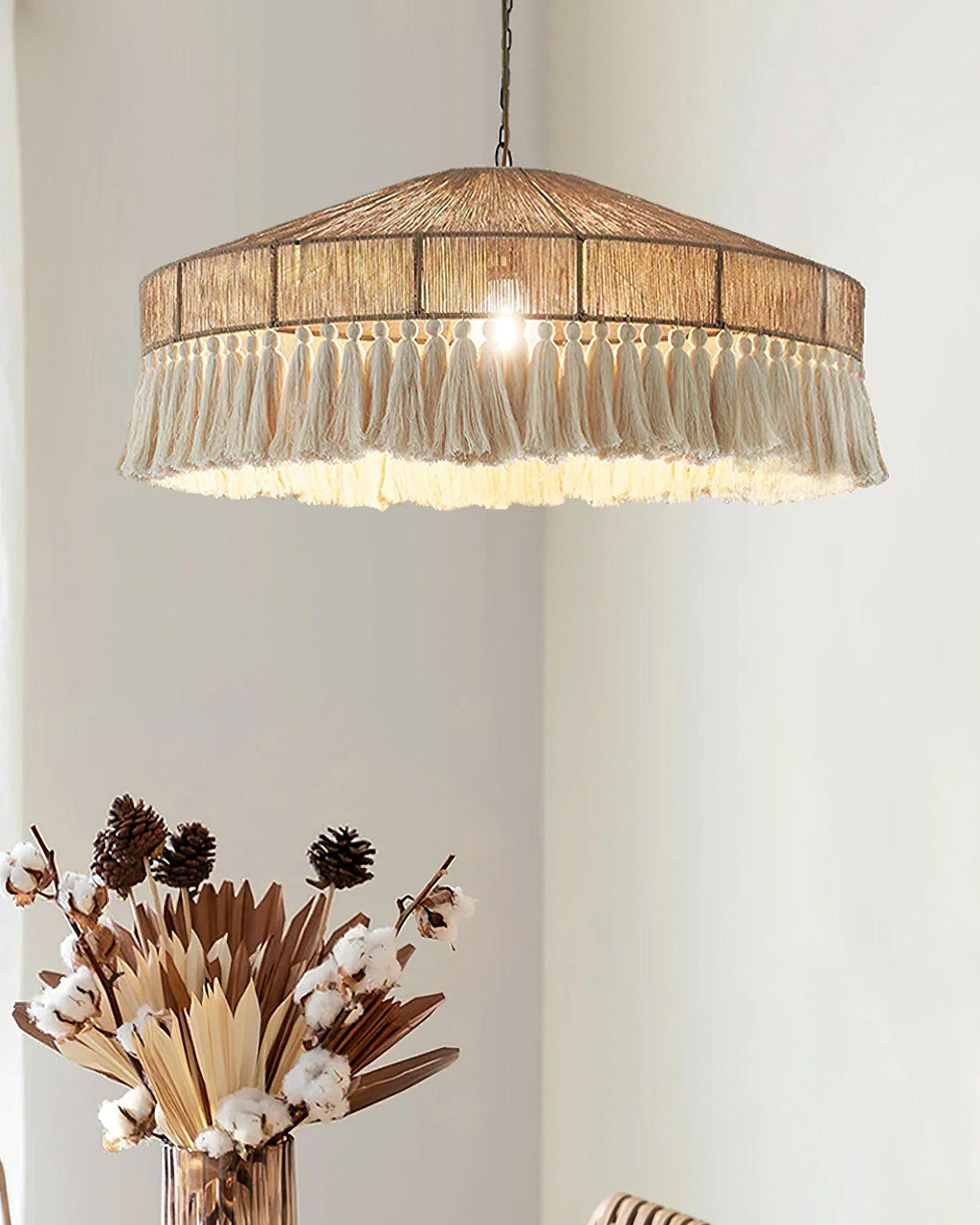Bohemian Fringe Metal Pendant Lamp — product view 4