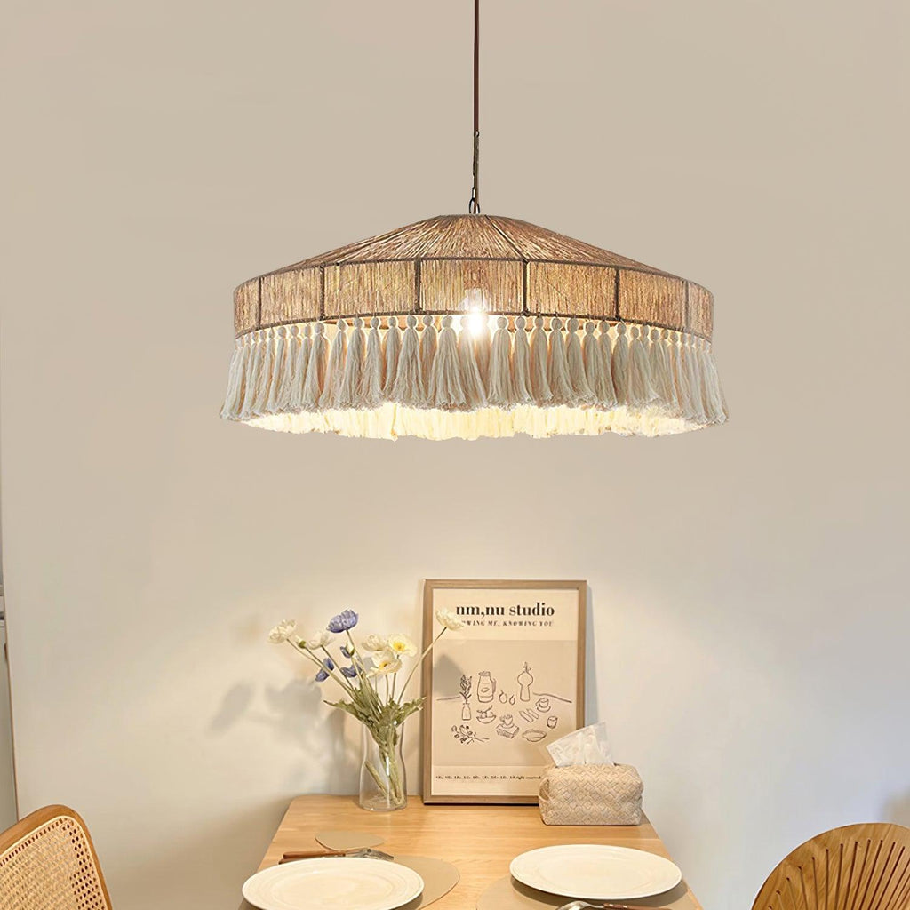 Bohemian Fringe Metal Pendant Lamp — product view 9