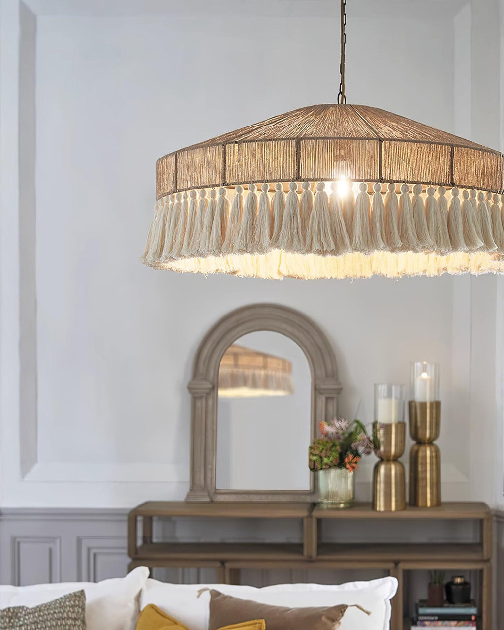 Bohemian Fringe Metal Pendant Lamp — product view 12