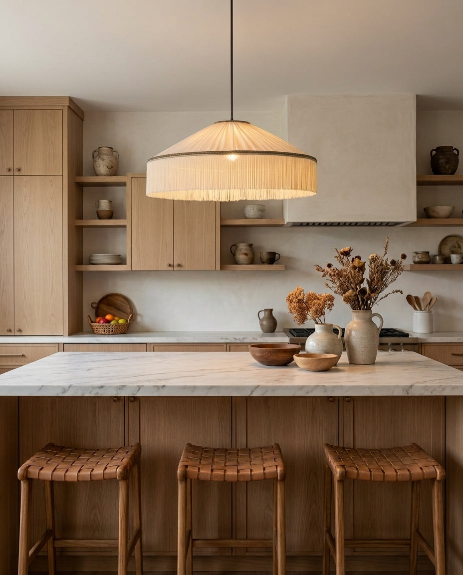 Diosa Fabric Pendant Lamp — product view 4
