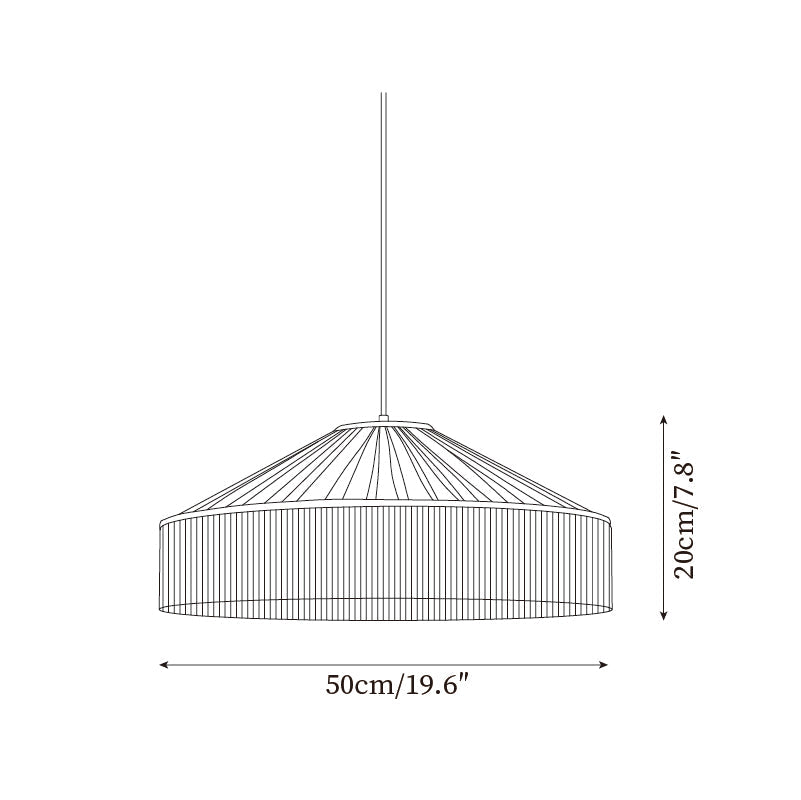 Diosa Fabric Pendant Lamp — product view 6