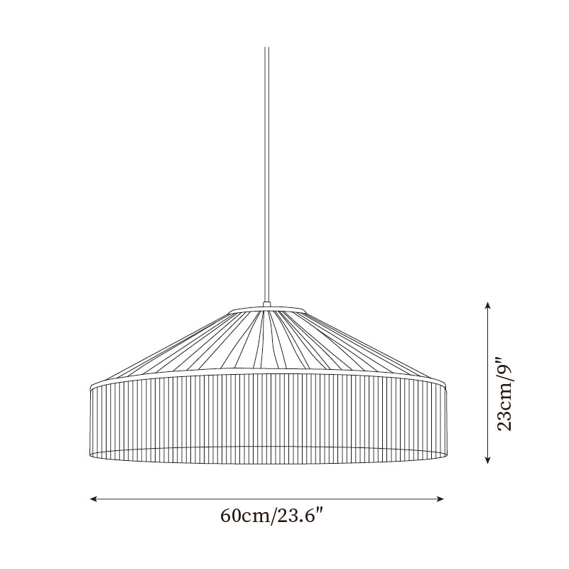 Diosa Fabric Pendant Lamp — product view 7