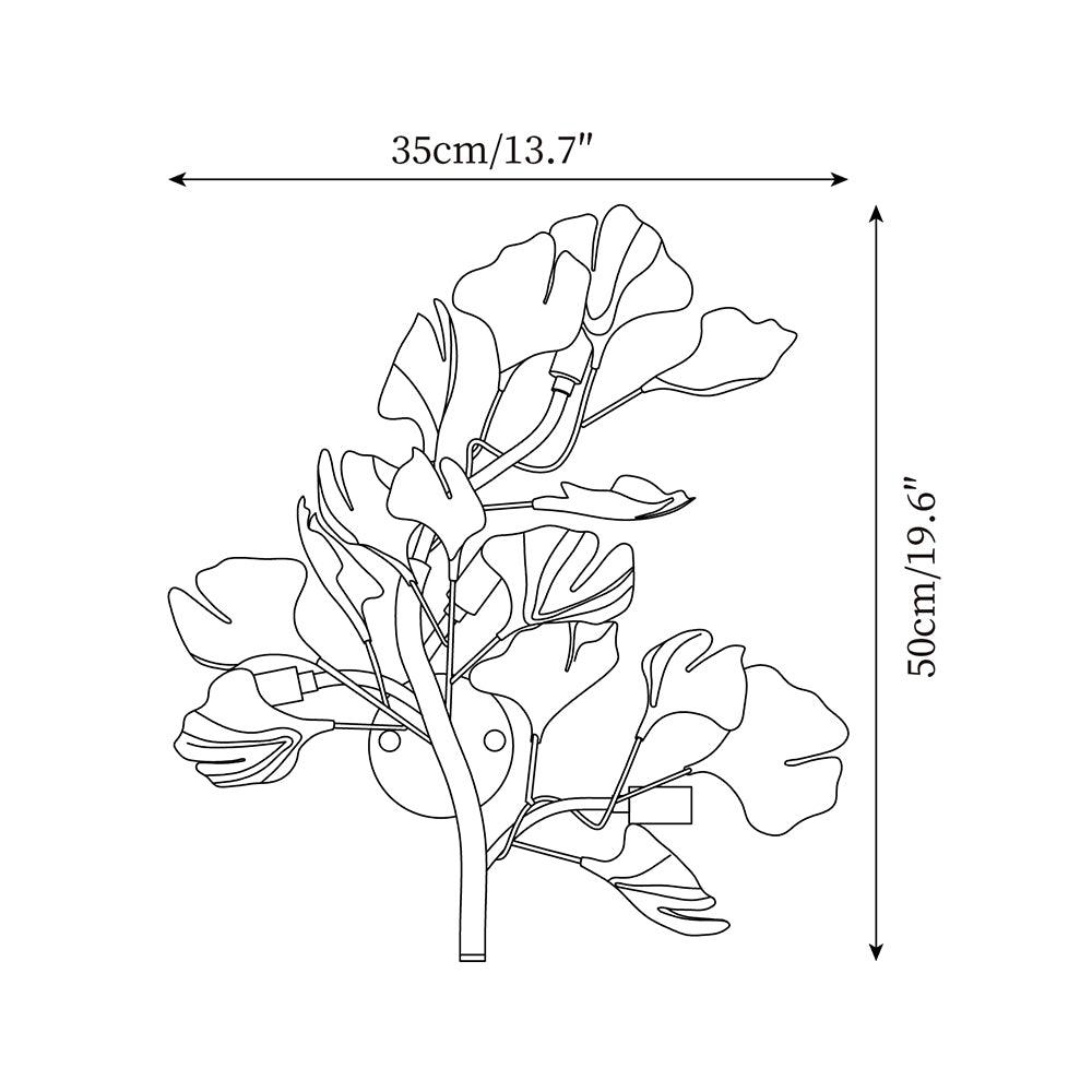 Ginkgo Neiman Metal Wall Lamp — product view 5