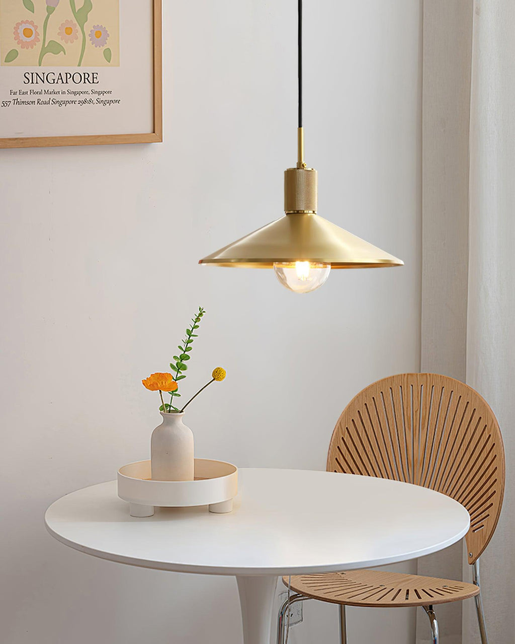 Quentin Brass Pendant Lamp — product view 6