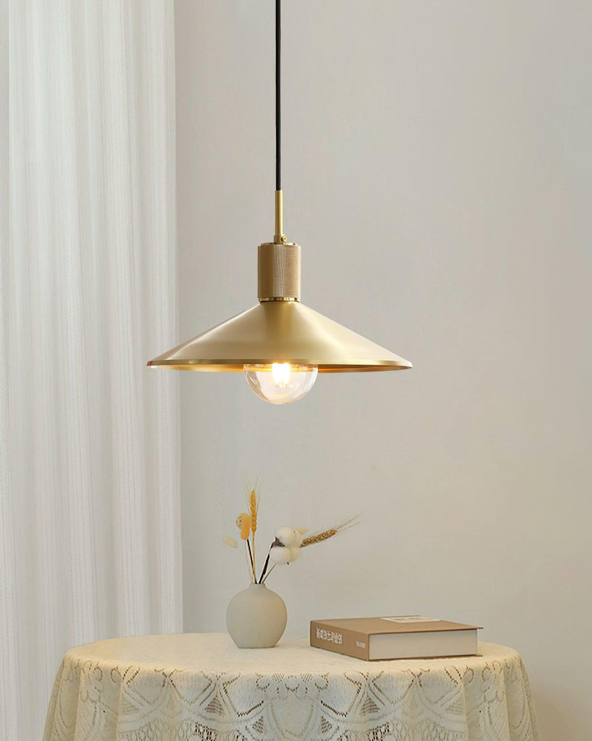 Quentin Brass Pendant Lamp — product view 9