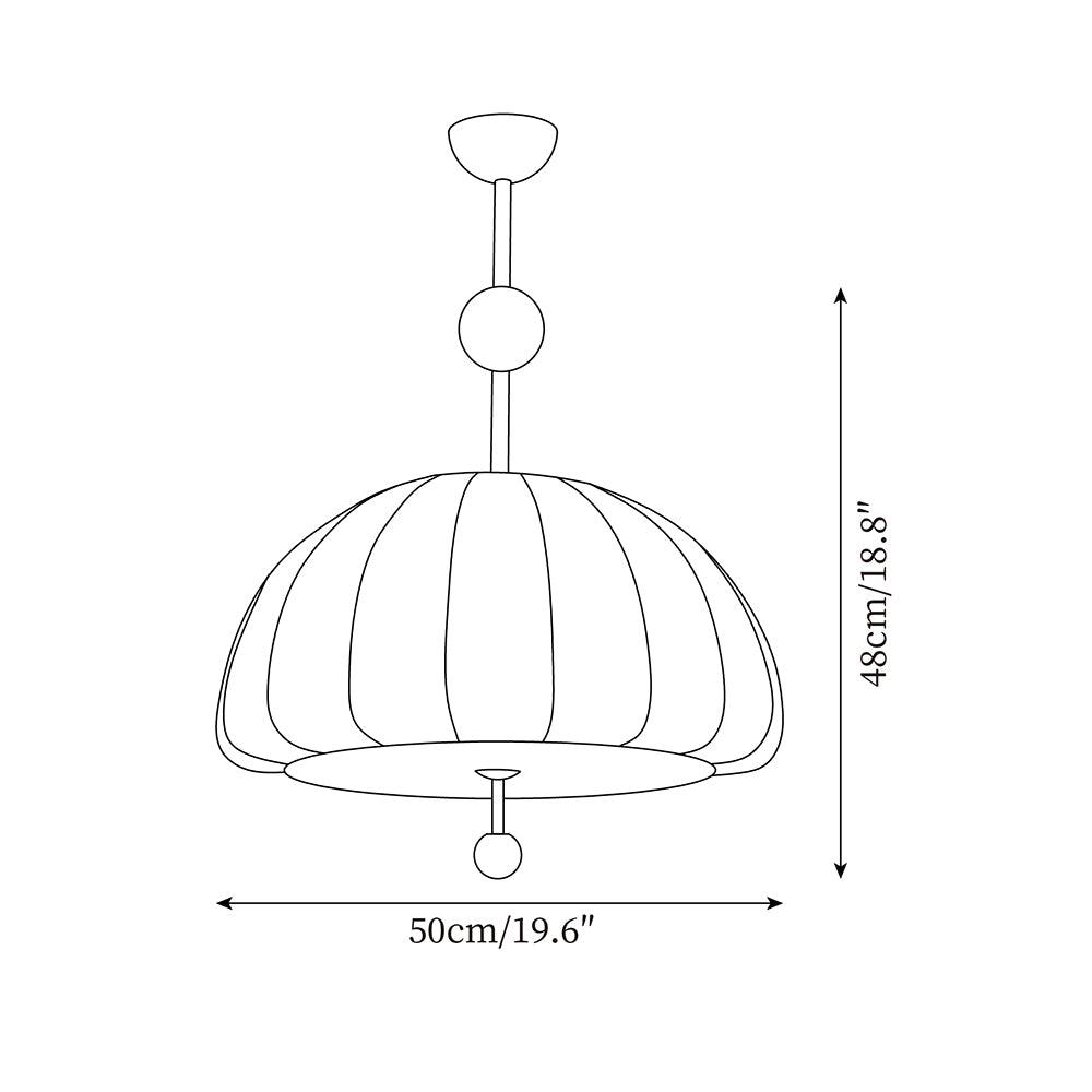 Trigg Fabric Pendant Lamp — product view 5