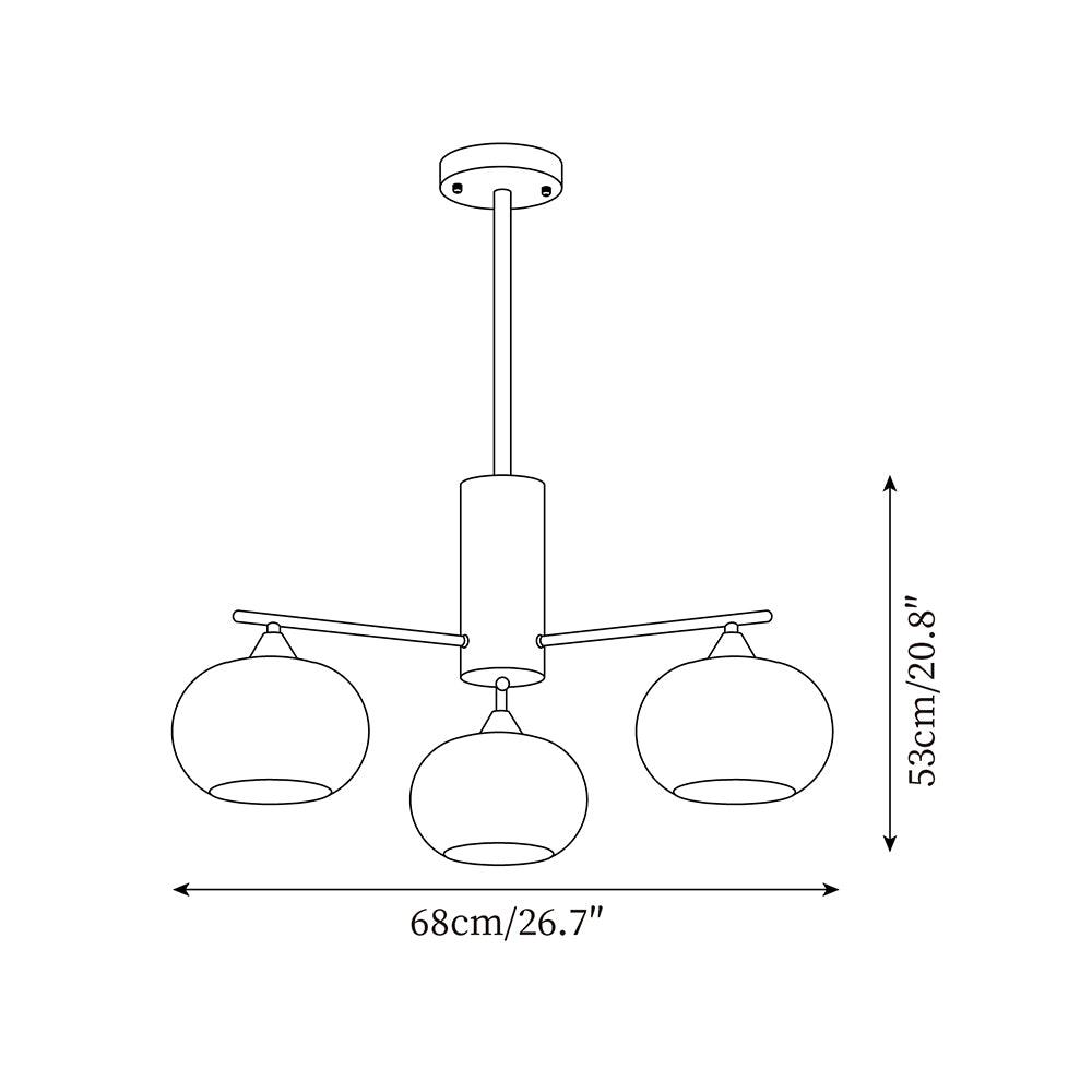 Gino Glass Chandeliers — product view 5