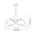 Gino Glass Chandeliers — product view 6