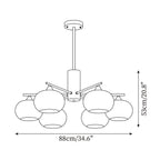 Gino Glass Chandeliers — product view 7