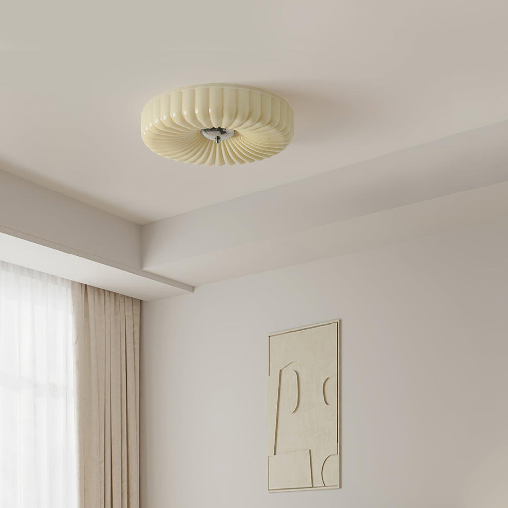 Cream Kranos Glass Ceiling Light — product view 3