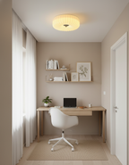 Cream Kranos Glass Ceiling Light — product view 7
