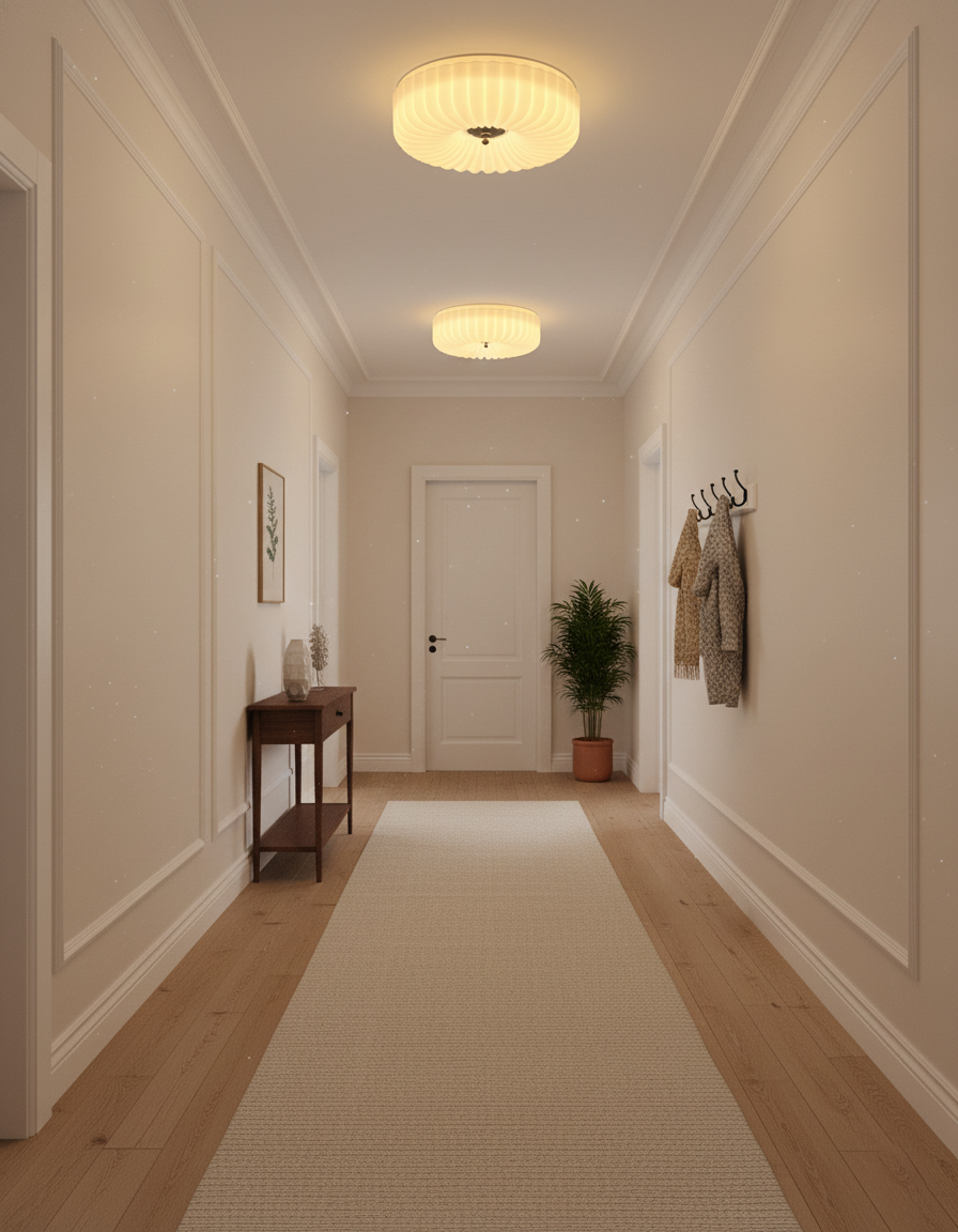 Cream Kranos Glass Ceiling Light — product view 8