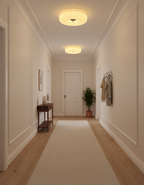 Cream Kranos Glass Ceiling Light — product view 8