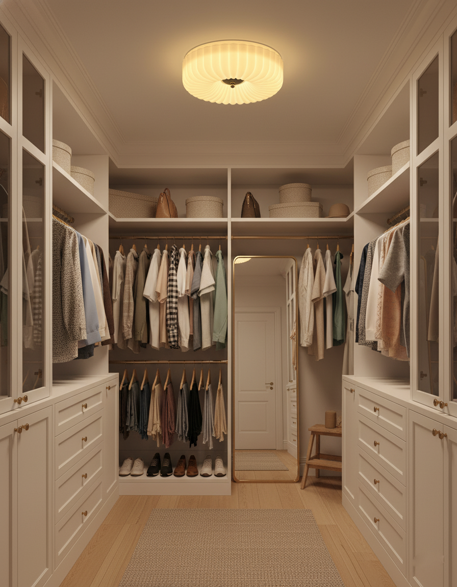 Cream Kranos Glass Ceiling Light — product view 10