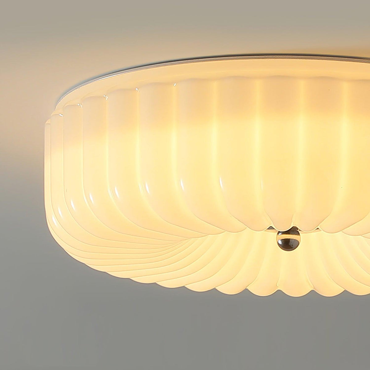 Cream Kranos Glass Ceiling Light — product view 18