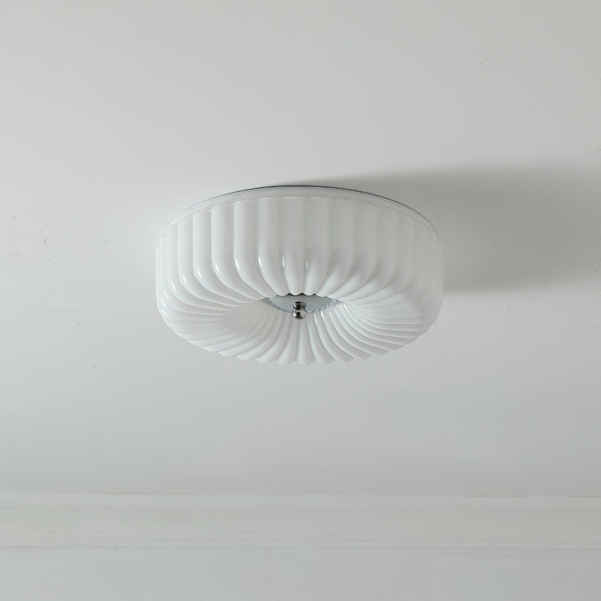 Cream Kranos Glass Ceiling Light — product view 20