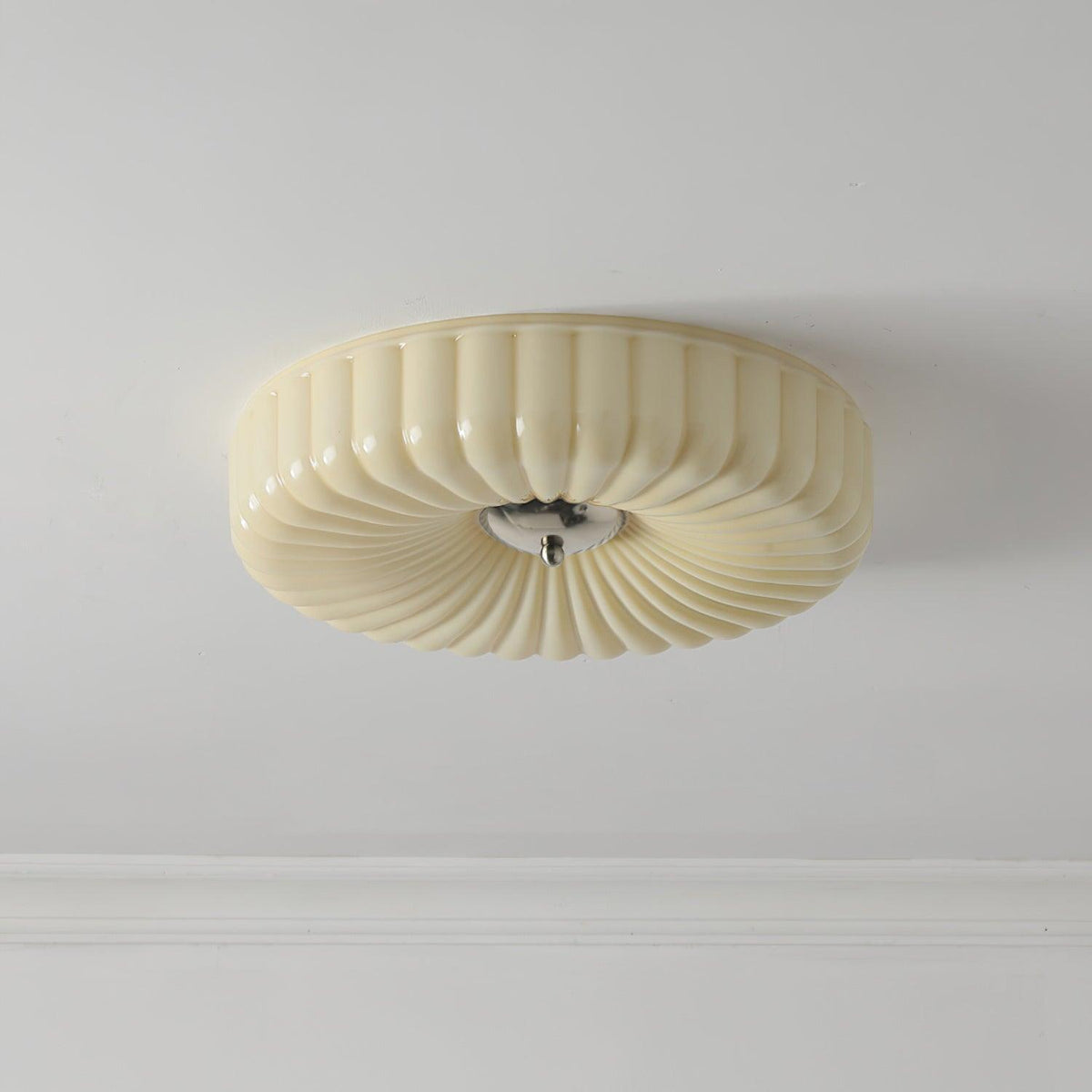 Cream Kranos Glass Ceiling Light — product view 21